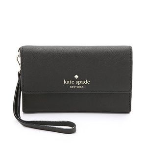 Kate Spade Black Wristlet